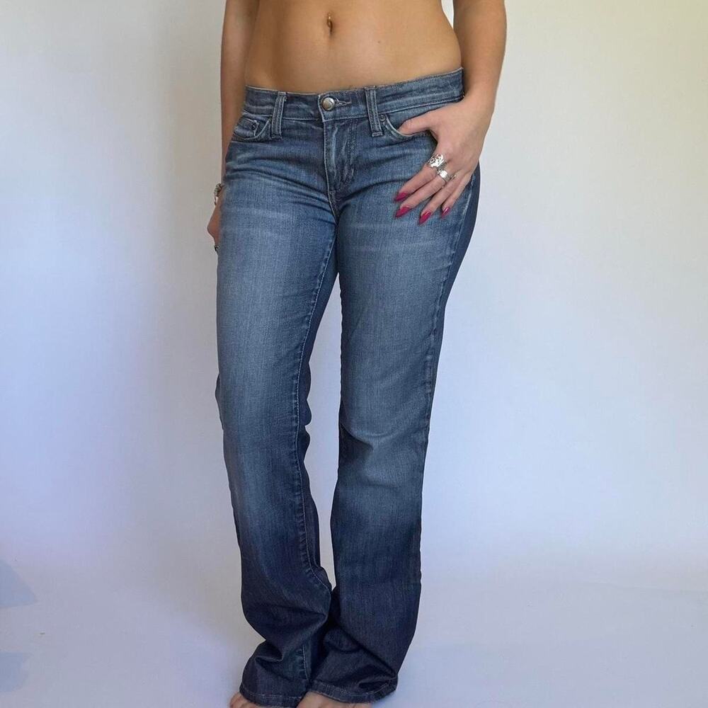 Joe’s Jeans Dark Wash Low Rise Jeans - Picture 3 of 5